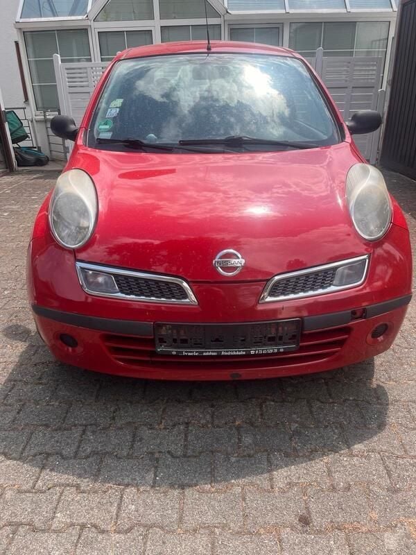 Rot Gebraucht 2008 Nissan Micra Kleinwagen | 600 € (Superpreis) - Bild 1/4