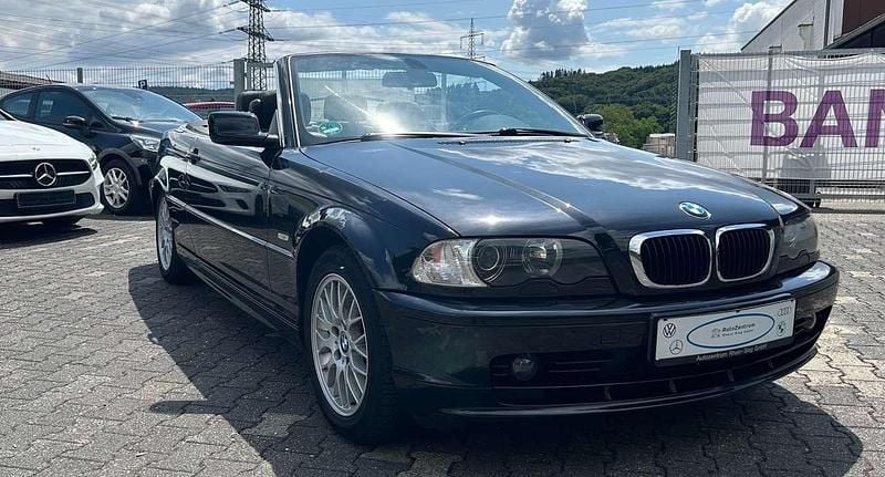Schwarz Gebraucht 2000 BMW 323 Cabriolet Cabrio | 6.900 € (Fairer Preis) - Bild 1/4