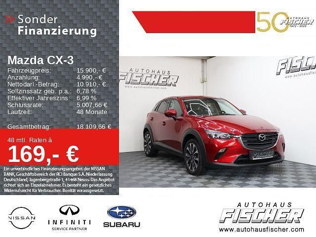 Gebraucht Mazda CX-3 Ad'Vantage 121 PS (88 kW) 2021 Rot SUV