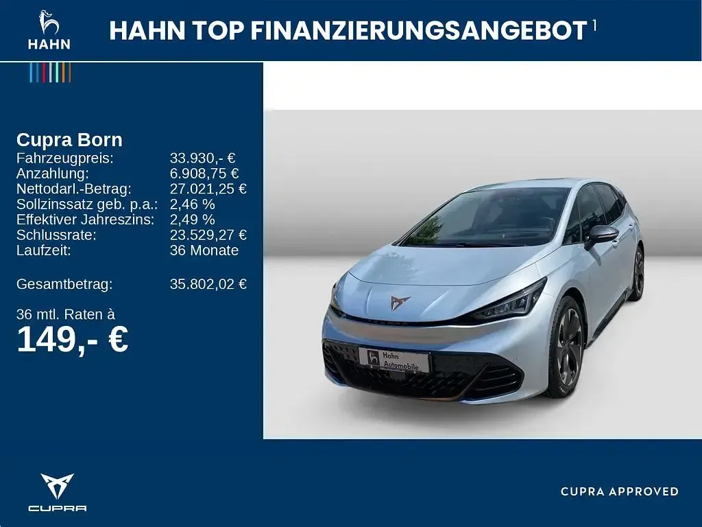 Gebraucht Cupra Born 169 kW (231 PS) 2025 Geysirsilber Kleinwagen