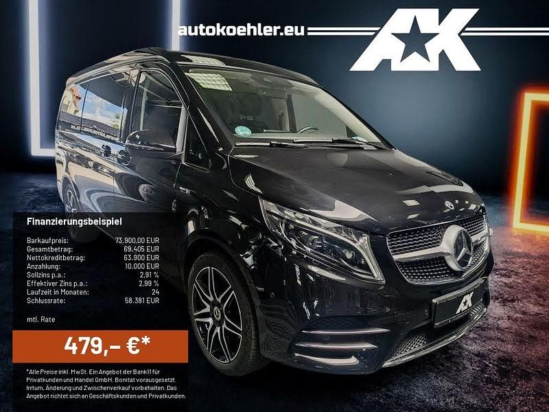 Schwarz Gebraucht 2023 Mercedes V300 Marco Polo Van / Kleinbus | 73.900 € (Etwas zu teuer) - Bild 1/4