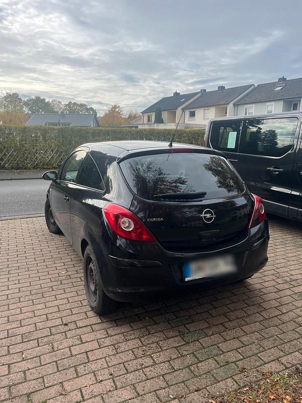 Schwarz Gebraucht 2010 Opel Corsa Kleinwagen | 1.000 € (Superpreis) - Bild 1/4
