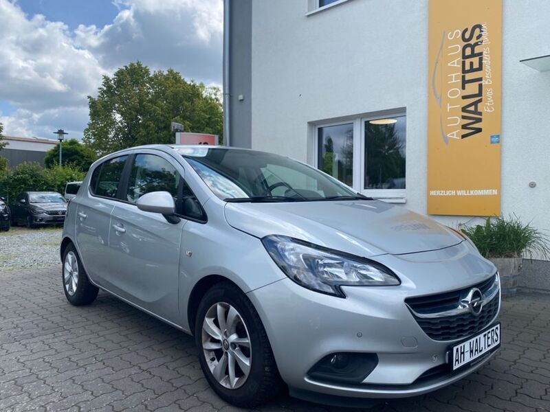 Silber Gebraucht 2018 Opel Corsa Limousine | 10.885 € (Fairer Preis) - Bild 1/4