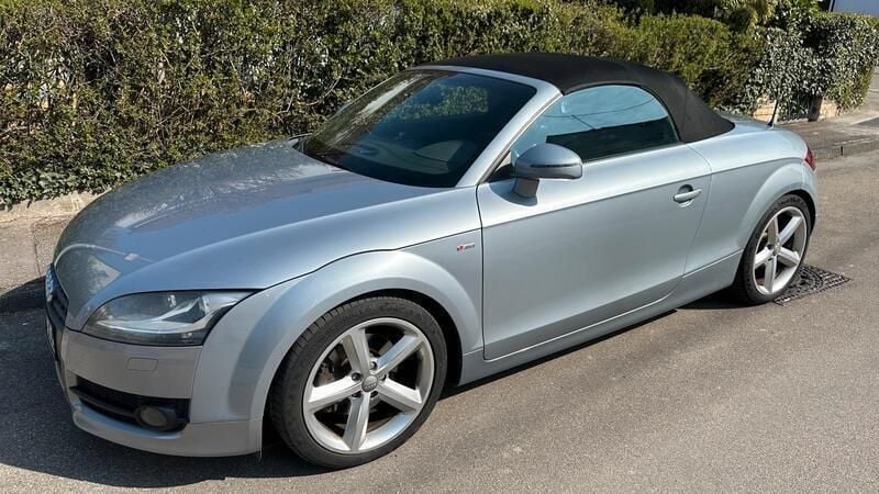 Silber Gebraucht 2008 Audi TT Roadster S-Line Cabrio | 11.250 € (Fairer Preis) - Bild 1/4