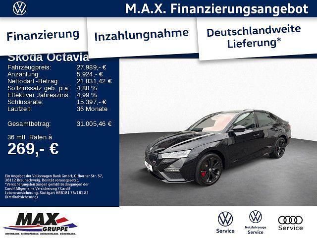 Schwarzmagic perleffekt Gebraucht 2022 Skoda Octavia RS Limousine | 27.449 € (Guter Preis) - Bild 1/4