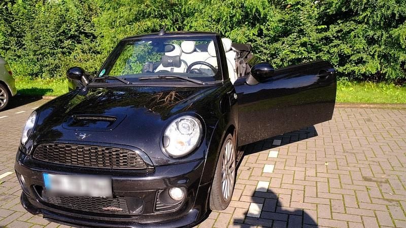 Schwarz Gebraucht 2013 Mini John Cooper Works Cabriolet Cabrio | 17.000 € (Teuer) - Bild 1/4