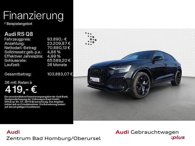 Gebraucht Audi RS Q8 Ambiente 600 PS (441 kW) 2023 Mythosschwarz metallic SUV