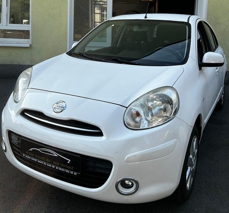 Weiß Gebraucht 2012 Nissan Micra Kleinwagen | 3.450 € (Guter Preis) - Bild 1/4