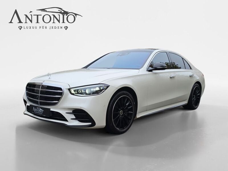 Weiß Gebraucht 2022 Mercedes S580 AMG line Limousine | 86.990 € (Superpreis) - Bild 1/4