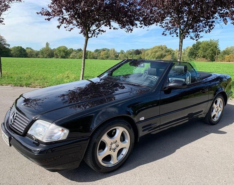 Gebraucht Mercedes SL280 204 PS (150 kW) 2000 Obsidianschwarzmetallic Cabrio