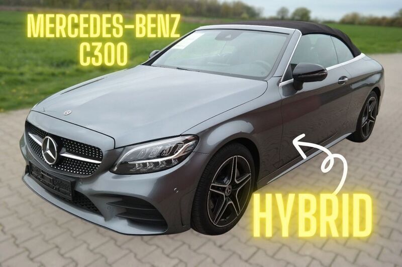 Grau Gebraucht 2020 Mercedes C300 AMG line Cabrio | 36.980 € - Bild 1/4