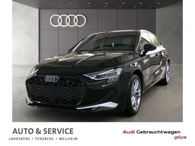 Schwarz brillantschwarz Gebraucht 2024 Audi A3 Sportback Advanced Plus Limousine | 37.490 € (Teuer) - Bild 1/4