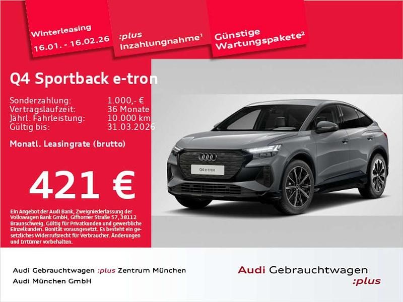 Kieselgrau Gebraucht 2025 Audi Q4 e-tron Advanced SUV | 47.469 € (Etwas zu teuer) - Bild 1/1