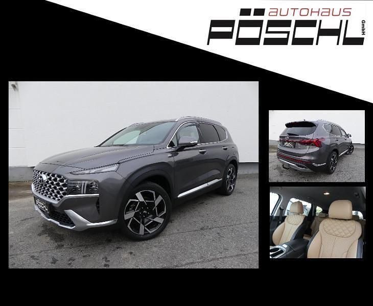 Grau Gebraucht 2023 Hyundai Santa Fe Prime SUV | 36.990 € (Fairer Preis) - Bild 1/3