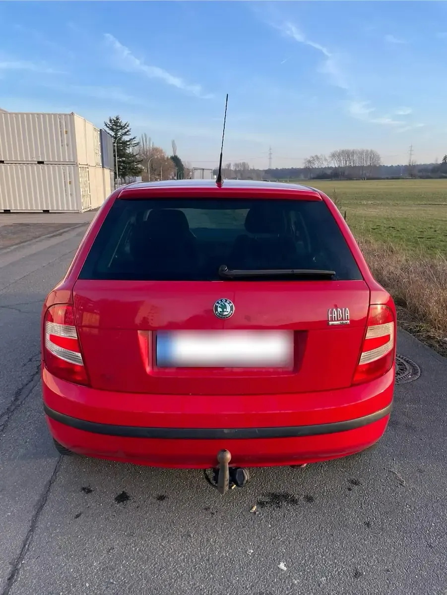 Gebraucht Skoda Fabia 75 PS (55 kW) 2006 Rot Kleinwagen