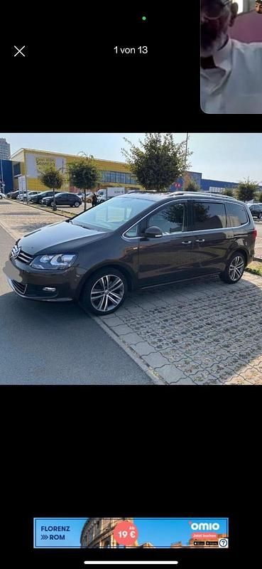 Braun Gebraucht 2014 VW Sharan Van / Kleinbus | 18.500 € (Etwas zu teuer) - Bild 1/4