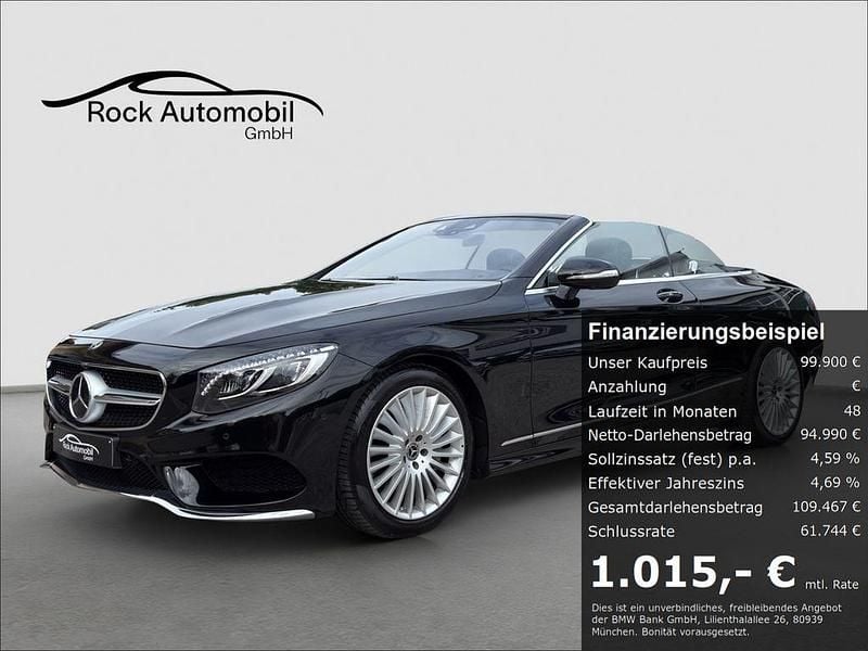 Schwarz Gebraucht 2018 Mercedes S560 Limousine | 99.900 € - Bild 1/4