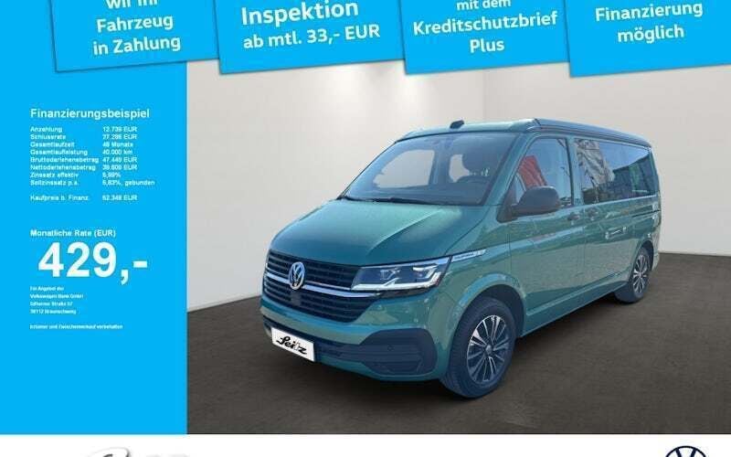 Grau Gebraucht 2021 VW California Beach Van | 52.290 € (Superpreis) - Bild 1/4