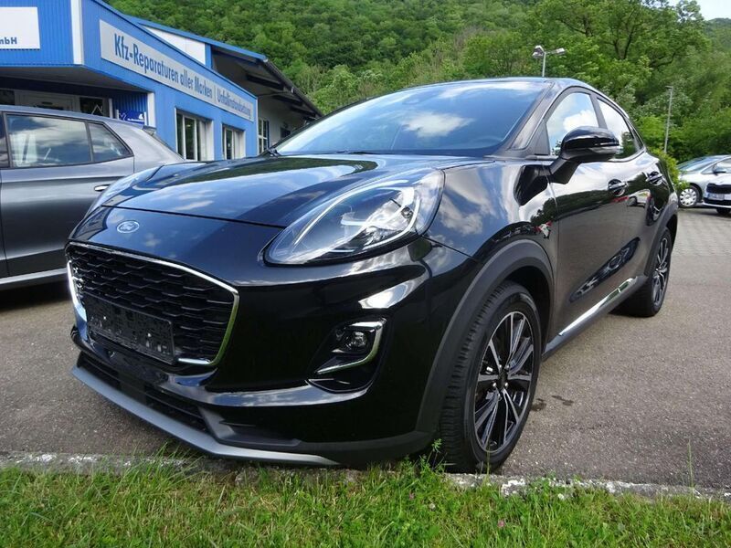 Obsidianschwarz metallic Gebraucht 2020 Ford Puma Titanium SUV | 16.900 € (Fairer Preis) - Bild 1/4