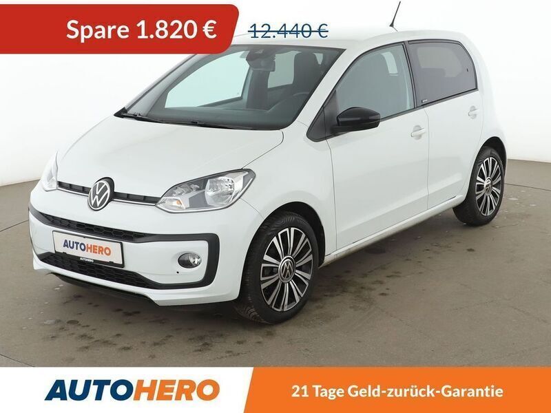 Weiß Gebraucht 2021 VW up! Active Kleinwagen | 10.350 € (Guter Preis) - Bild 1/3