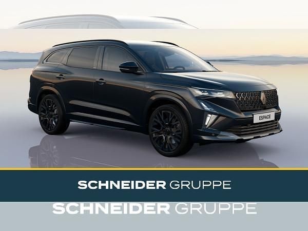 Neu Renault Espace Esprit Alpine 200 PS (147 kW) 2025 Schwarz (black pearl schwarz) Van / Kleinbus