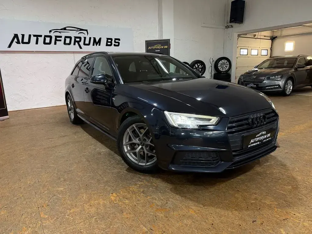 Brugt Audi A4 S-Line 150 HK (110 kW) 2018 Blå Stationcar
