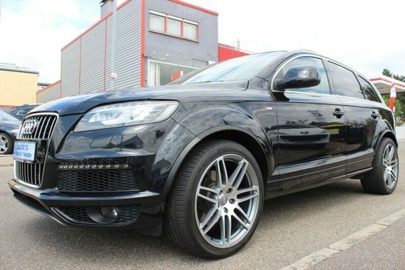 Schwarz Gebraucht 2008 Audi Q7 S-Line SUV | 22.890 € - Bild 1/4