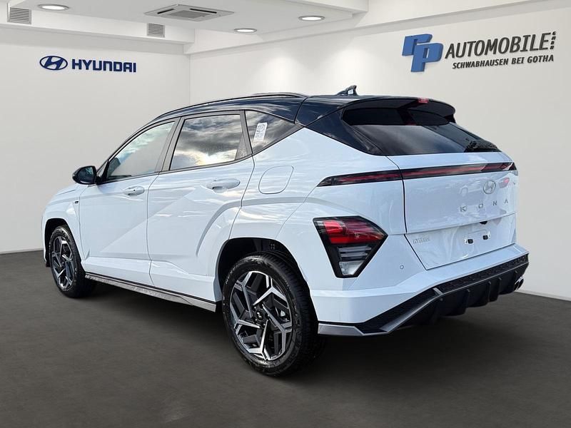 Gebraucht Hyundai Kona N Line 197 PS (144 kW) 2024 Weiß SUV