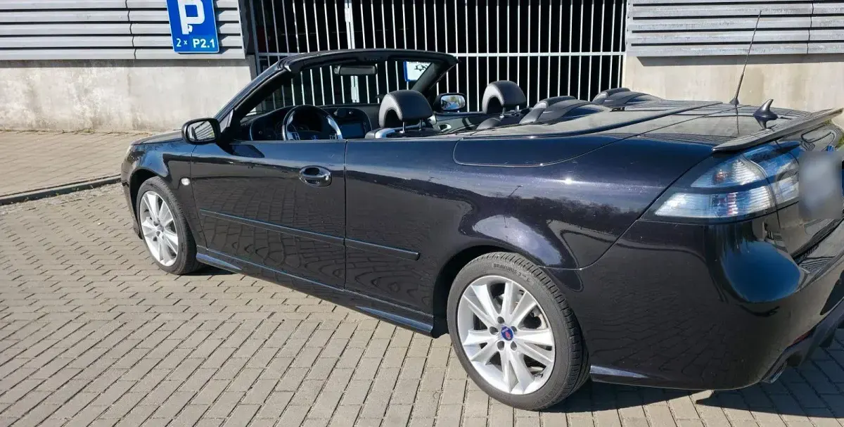Gebraucht Saab 9-3 Cabriolet Aero 179 PS (131 kW) 2008 Schwarz Cabrio