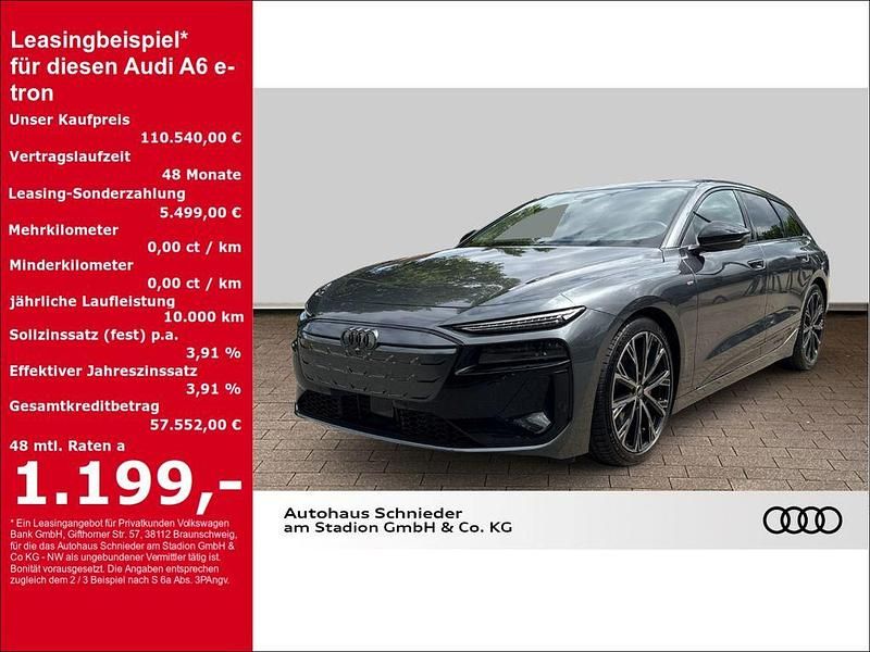 Grau Neu 2025 Audi A6 e-tron Sport Kombi | 110.540 € - Bild 1/4