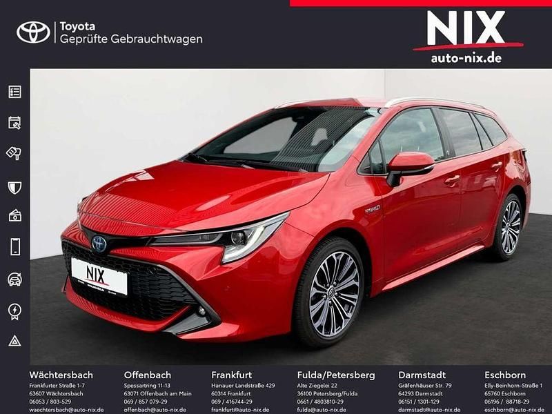 Rot Gebraucht 2021 Toyota Corolla Team Kombi | 23.490 € (Fairer Preis) - Bild 1/4