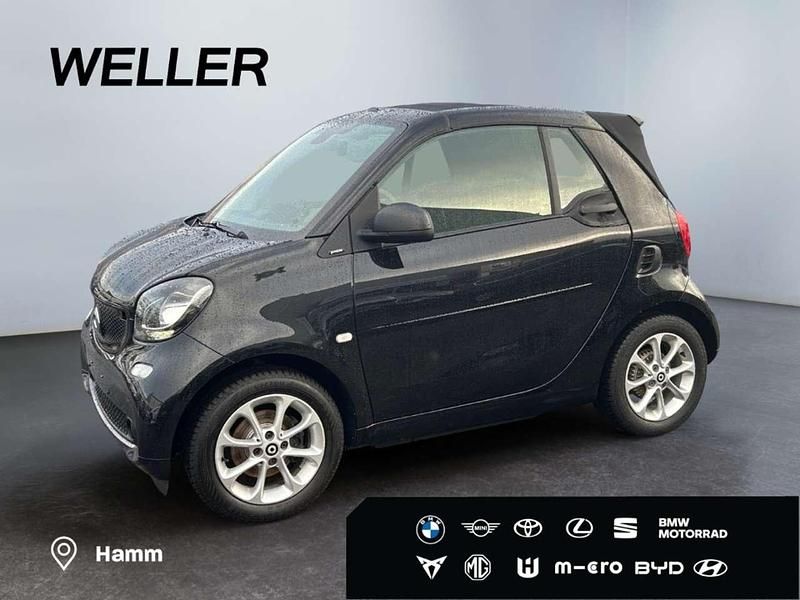 Schwarz Gebraucht 2019 Smart ForTwo Cabrio Passion Cabrio | 13.480 € (Fairer Preis) - Bild 1/3