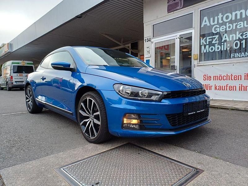 Blau Gebraucht 2014 VW Scirocco Basis Coupé | 9.890 € (Fairer Preis) - Bild 1/4