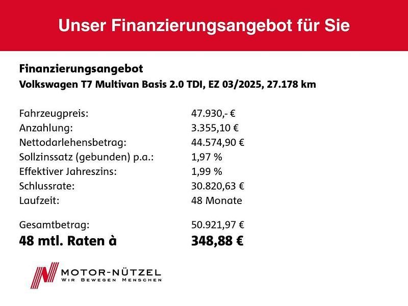 Gebraucht VW Multivan 150 PS (110 kW) 2025 Deep black perleffekt Van