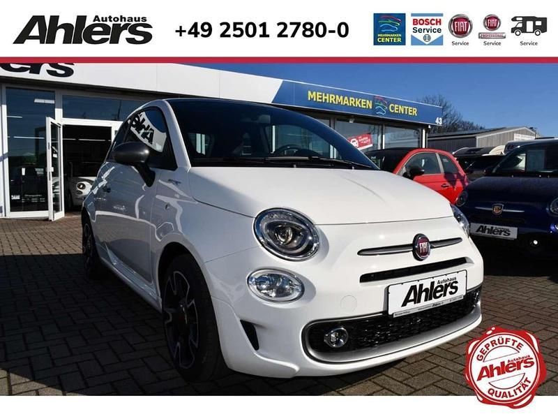 Gelato weiss Gebraucht 2021 Fiat 500 Sport Kleinwagen | 17.990 € - Bild 1/4