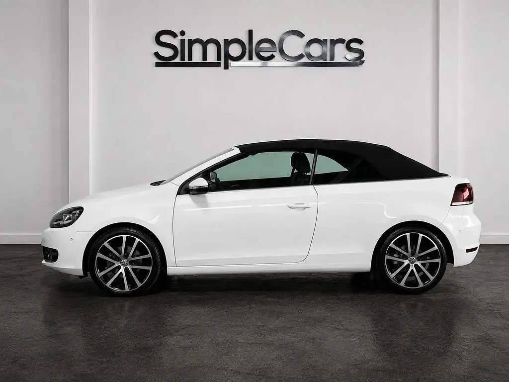 Gebraucht VW Golf Cabriolet Exclusive 105 PS (77 kW) 2012 Weiß Cabrio