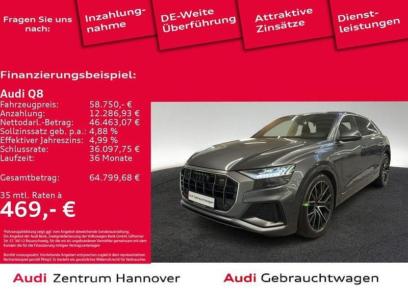 Daytonagrau perleffekt Gebraucht 2022 Audi Q8 Ambiente SUV | 58.750 € - Bild 1/4