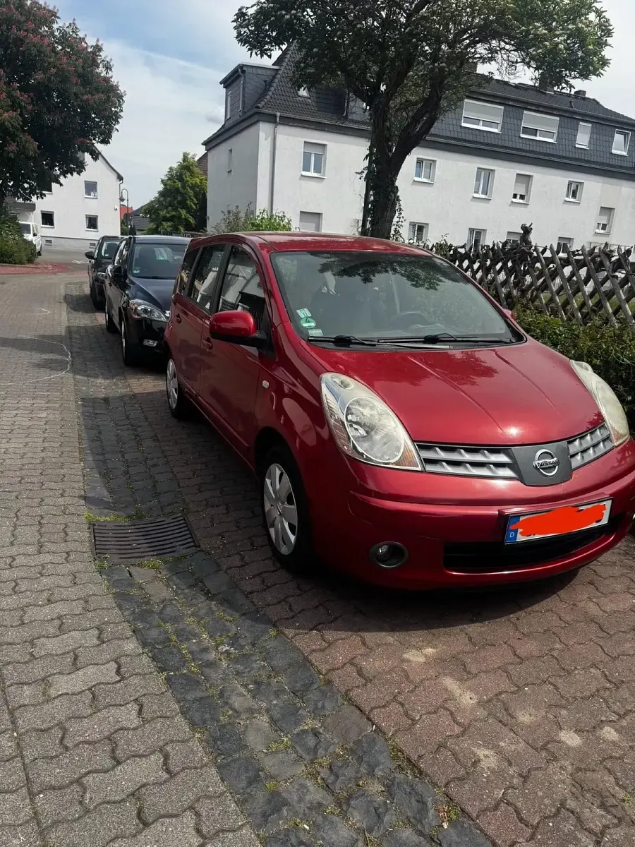 Gebraucht Nissan Note 110 PS (80 kW) 2008 Rot Kleinwagen