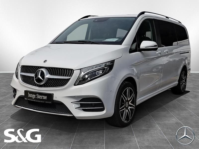 Bergkristallweiß metallic Gebraucht 2021 Mercedes V250 Edition Van / Kleinbus | 49.840 € (Fairer Preis) - Bild 1/4