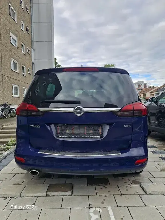 Gebraucht Opel Zafira Tourer Edition 165 PS (121 kW) 2014 Blau Van / Kleinbus
