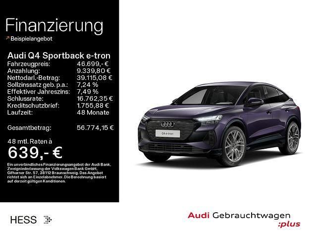 Gebraucht Audi Q4 Sportback e-tron Advanced 210 kW (286 PS) 2025 Violett SUV
