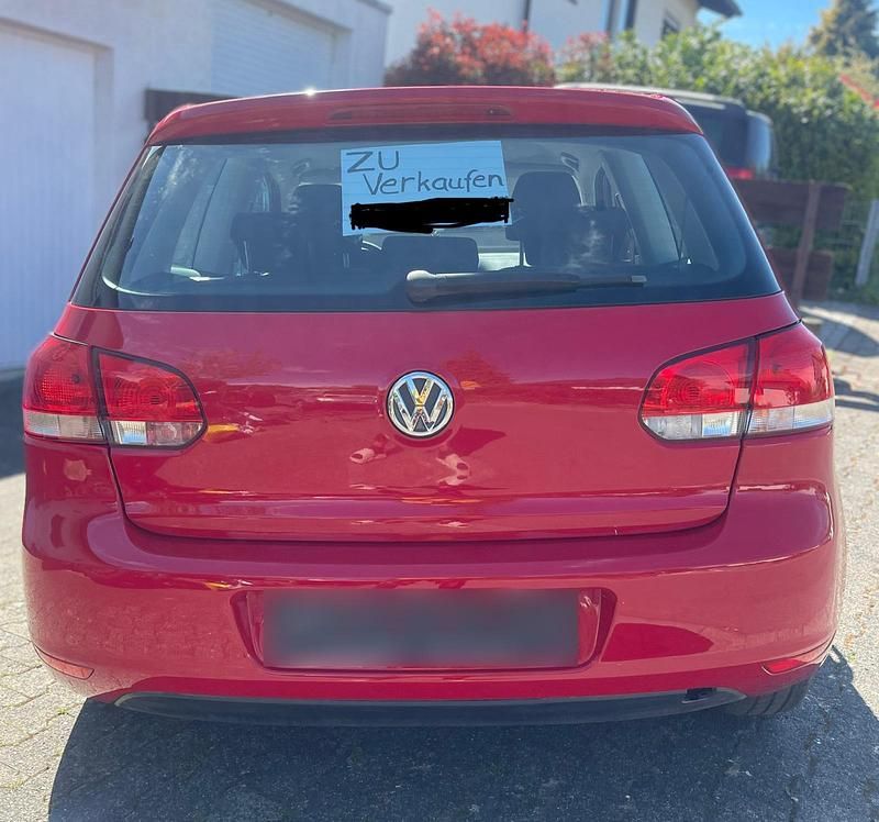 Brugt VW Golf VI 80 HK (58 kW) 2009 Rød Hatchback