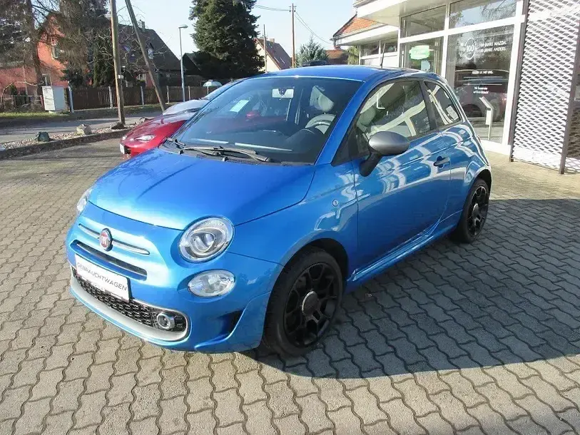 Używany Fiat 500 S 69 KM (50 kW) 2016 Niebieski Hatchback