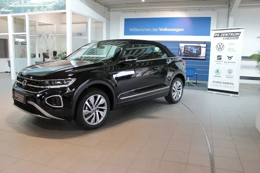 Neu VW T-Roc Cabriolet 150 PS (110 kW) 2025 Schwarz Cabrio