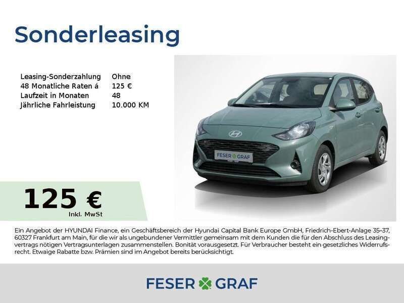 Mangrove green Neu 2025 Hyundai i10 Select Kleinwagen | 15.390 € (Guter Preis) - Bild 1/1
