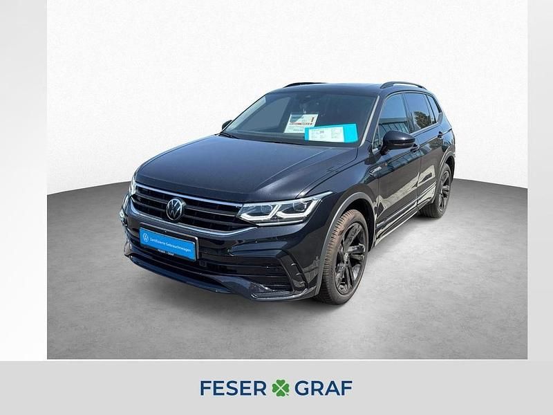 Deep black perleffekt Gebraucht 2024 VW Tiguan Allspace R-line SUV | 39.970 € (Superpreis) - Bild 1/4
