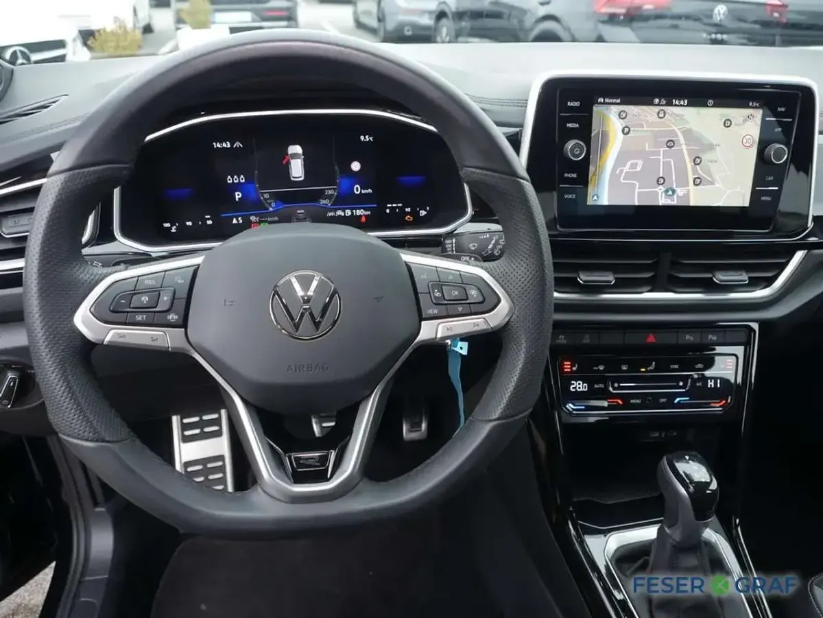 Gebraucht VW T-Roc Cabriolet R-line 150 PS (110 kW) 2025 Deep black perleffekt SUV