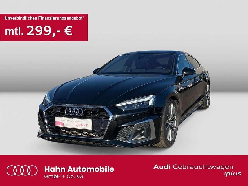 Mythosschwarz metallic Gebraucht 2021 Audi A5 S-Line Coupé | 36.890 € (Fairer Preis) - Bild 1/3