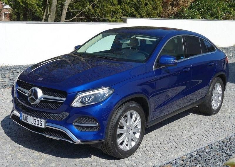 Blau Gebraucht 2016 Mercedes GLE350 Exclusive Coupé | 32.900 € (Superpreis) - Bild 1/4