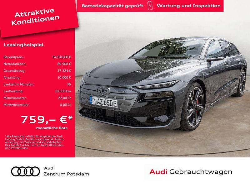Daytonagrau perleffekt Gebraucht 2025 Audi S6 e-tron Ambiente Limousine | 94.910 € (Etwas zu teuer) - Bild 1/4